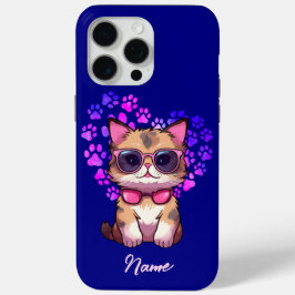 Personalisierte Coole Katze in Sonnenbrillen Fall Case-Mate iPhone Hülle