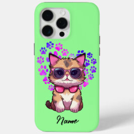 Personalisierte Coole Katze in Sonnenbrillen Fall Case-Mate iPhone Hülle