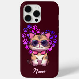 Personalisierte Coole Katze in Sonnenbrillen Fall Case-Mate iPhone Hülle
