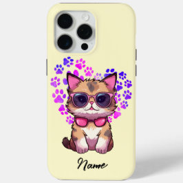 Personalisierte Coole Katze in Sonnenbrillen Fall Case-Mate iPhone Hülle