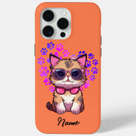 Personalisierte Coole Katze in Sonnenbrillen Fall Case-Mate iPhone Hülle