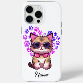 Personalisierte Coole Katze in Sonnenbrillen Fall Case-Mate iPhone Hülle