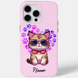 Personalisierte Coole Katze in Sonnenbrillen Fall Case-Mate iPhone Hülle