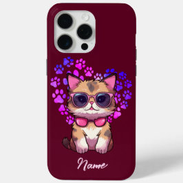 Personalisierte Coole Katze in Sonnenbrillen Fall Case-Mate iPhone Hülle