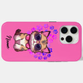 Personalisierte Coole Katze in Sonnenbrillen Fall Case-Mate iPhone Hülle (Rückseite (Horizontal))