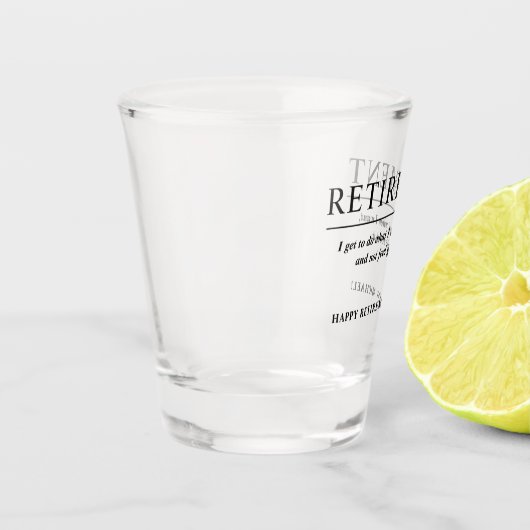 Personalisierte Coole Kundenbindung Schnapsglas (Links)