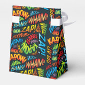 Personalisierte Coole Moderne Trendy Comic Book Fu Geschenkschachtel (Rückseite)