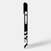 Personalisierte coole Musiknotizen und Klaviertast Case-Mate iPhone Hülle (Rückseite / Links)