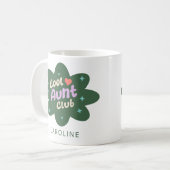 Personalisierte Coole Tante Club Geschenk für die Kaffeetasse (Vorderseite Links)