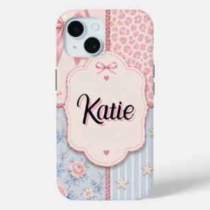 Personalisierte Coquette-Patchwork-Handyhülle Case-Mate iPhone Hülle