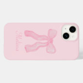 Personalisierte Coquette Preppy Pink Boards Case-Mate iPhone Hülle (Rückseite (Horizontal))