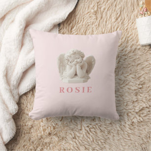 Personalisierte Coquette Schlafen Engel Skulptur Kissen