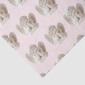 Personalisierte Coquette Schlafen Engel Skulptur Seidenpapier (Detail)