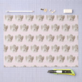 Personalisierte Coquette Schlafen Engel Skulptur Seidenpapier (Handwerk)