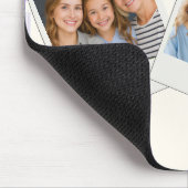 Personalisierte Coquette-Schleifen-Name Mädchenhaf Mousepad (Ecke)