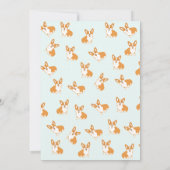 Personalisierte Corgi-Notecards Dankeskarte (Rückseite)