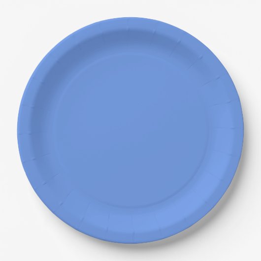 Personalisierte Cornflower 9" Rundpapierplatte Pappteller (Vorderseite)
