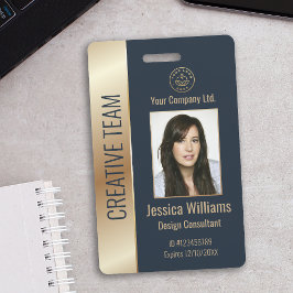 Personalisierte Corporate Employee Blue ID Ausweis