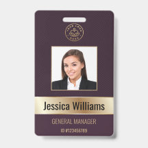 Personalisierte Corporate Employee Gold Burgundy I