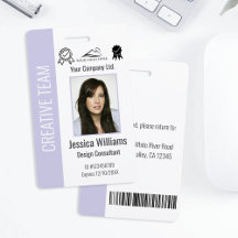 Personalisierte Corporate Employee Pastel Lavender