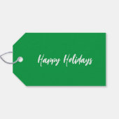 Personalisierte Cosy Christmas Reindeer-Geschenkta Geschenkanhänger (Rückseite Horizontal)