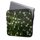 Personalisierte Cottagecore und Wildblumen  Laptopschutzhülle (Vorderseite Links)