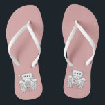 Personalisierte Country Wedding Traktor Flip Flops Badesandalen<br><div class="desc">Ein Paar Traktor Land-Farm themed Hochzeitsspaß Flip Flops,  die mit den Initialen des Paares personalisiert sein können.</div>