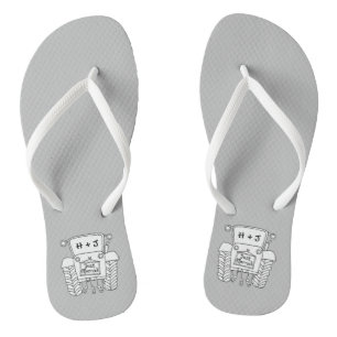 Personalisierte Country Wedding Traktor Flip Flops Badesandalen