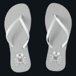 Personalisierte Country Wedding Traktor Flip Flops Badesandalen<br><div class="desc">Ein Paar Traktor Land-Farm themed Hochzeitsspaß Flip Flops,  die mit den Initialen des Paares personalisiert sein können.</div>