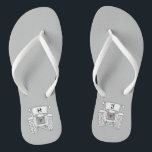 Personalisierte Country Wedding Traktor Flip Flops Badesandalen<br><div class="desc">Ein Paar Traktor Land-Farm themed Hochzeitsspaß Flip Flops,  die mit den Initialen des Paares personalisiert sein können.</div>
