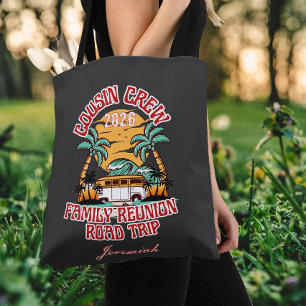 Personalisierte Cousin-Crew-Familientreffen Tasche