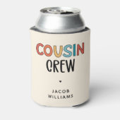 Personalisierte Cousin Crew Matching Cousin Gesche Dosenkühler (Kanne Rückseite)
