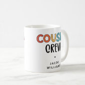 Personalisierte Cousin Crew Matching Cousin Gesche Kaffeetasse (VorderseiteRechts)