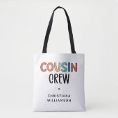 Personalisierte Cousin Crew Matching Cousin Gesche Tasche (Vorderseite)