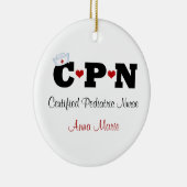 Personalisierte CPN-Krankenpflege Keramik Ornament (Rechts)