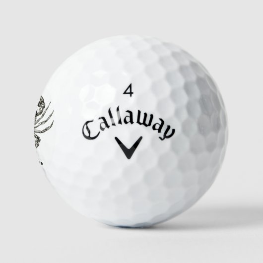 Personalisierte Cracks Design Callaway Golf Balls Golfball (Logo)