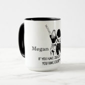 Personalisierte Crazy Friends Tasse (Vorderseite Links)