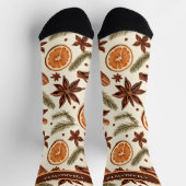 Personalisierte Crew für Herbst Socken (Oben)