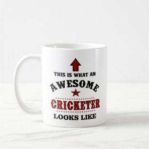 Personalisierte Cricket Cricketmessernachricht hin Kaffeetasse