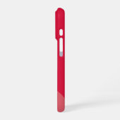 Personalisierte crimson iPhone-Hülle mit individue iPhone Hülle (Linke Seite)