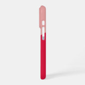 Personalisierte crimson iPhone-Hülle mit individue iPhone Hülle (Linke Seite)