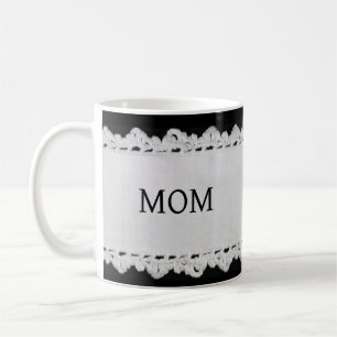 Personalisierte Crochet Lace Ausgeglichene Tasse