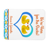 Personalisierte Cruising Ducks Kabinentür Magnet (Horizontal)