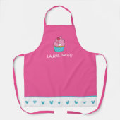 Personalisierte Cupcake-Schürze Schürze (Vorderseite)