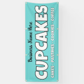 Personalisierte Cupcakes Bäckerei Banner (Vertikal)
