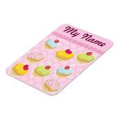 Personalisierte Cupcakes Magnet (Linke Seite)