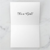 Personalisierte Custom Girl Bow Glückwünsche Karte (Innenseite)