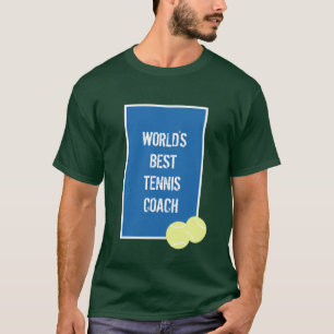 Personalisierte Custom Message Tennis Court Grafik T-Shirt