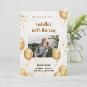 Personalisierte Custom Modern Elegantes Party Gebu Einladung (Stehend Vorderseite)