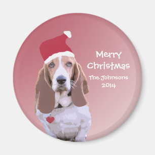 Personalisierte Dachshund-Jagdhund-Sankt-Magneten Magnet